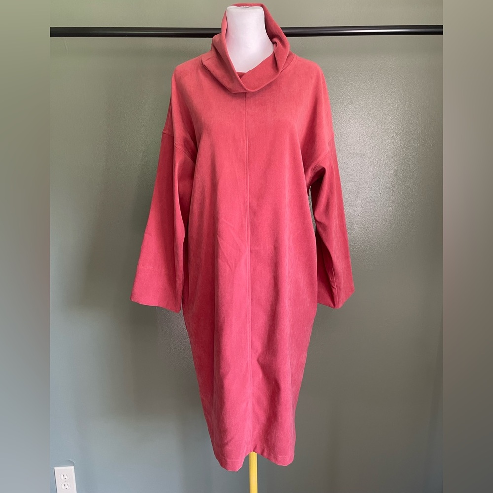 Chic Long Sleeve Salmon Dress